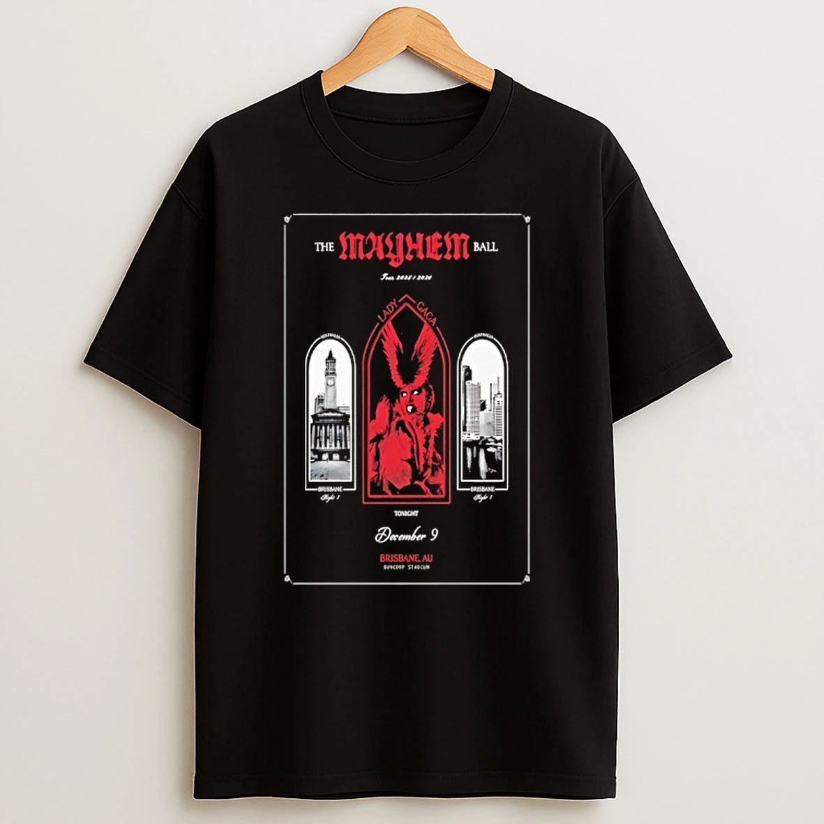 Lady Gaga Event Brisbane On Dec 9 2025 Shirts