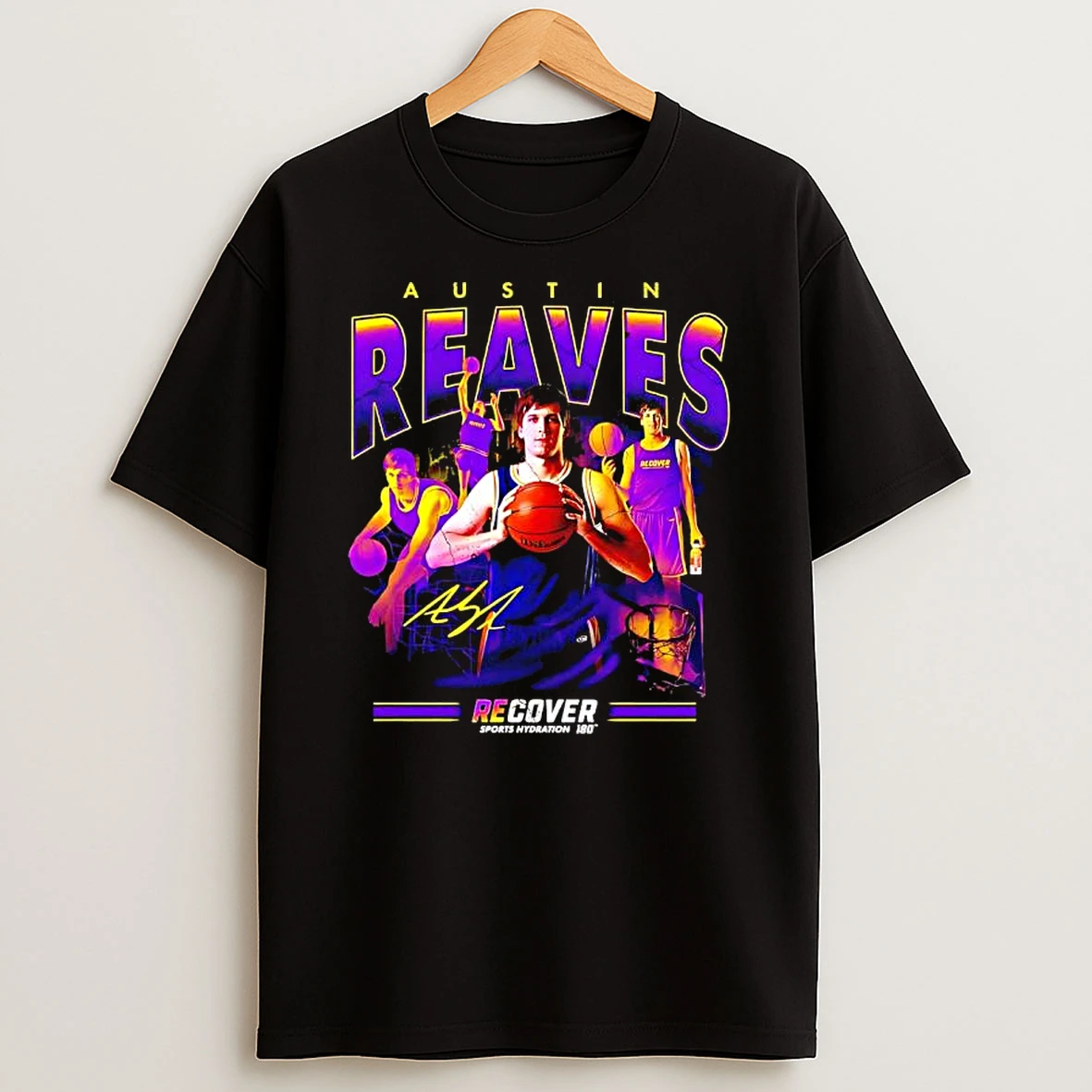 Lakers Austin Reaves Recover Sports Hydration I80 Signature Graphic Shirts