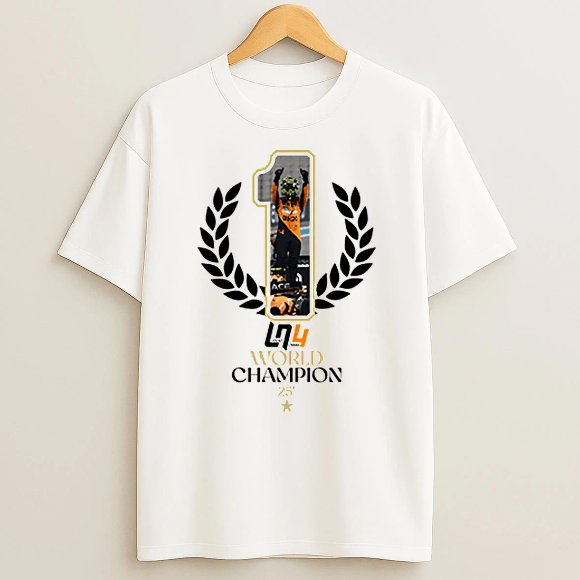 Lando Norris F1 2025 World Champion Shirts