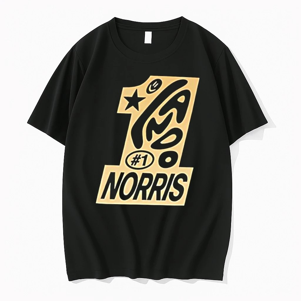 Lando Norris 2025 World Champion Gold Graphic Shirts