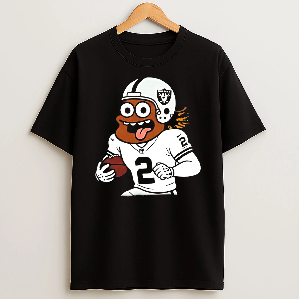 Las Vegas Raiders Ashton Jeanty Monster Toast Cartoon Shirts