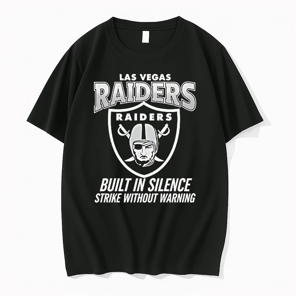 Las Vegas Raiders Built In Silence Strike Without Warning Shirts