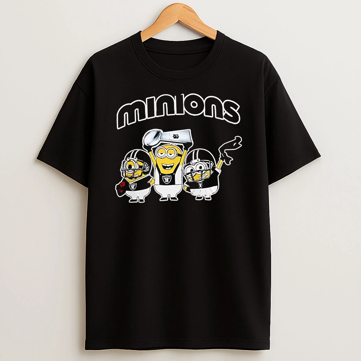 Las Vegas Raiders X Minions Celebrate Nfl 2026 Shirts