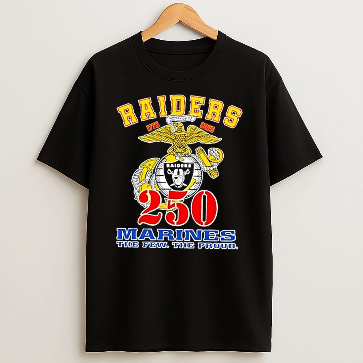 Las Vegas Raiders X U S M C 250th Birthday Celebration Shirts