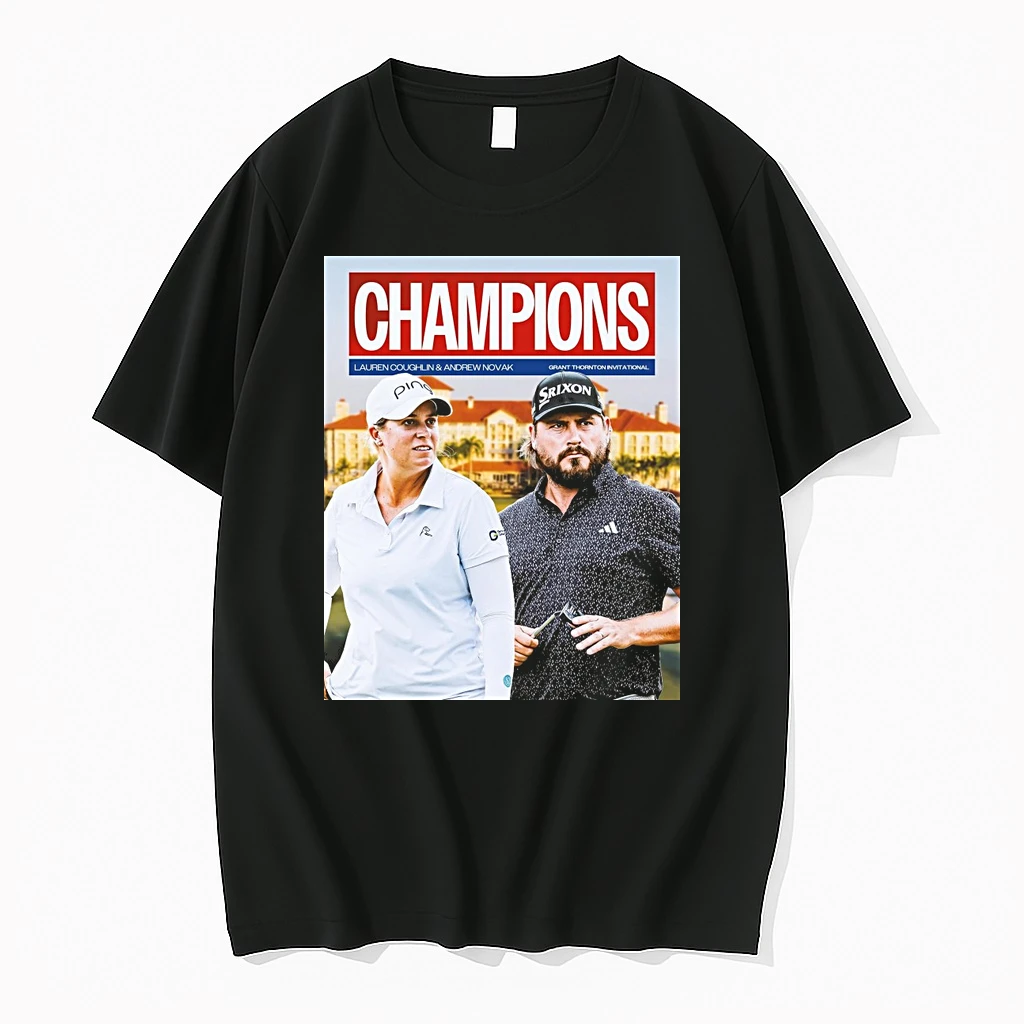 Lauren Coughlin And Andrew Novak Champions Grant Thornton Invitational 2025 Shirts