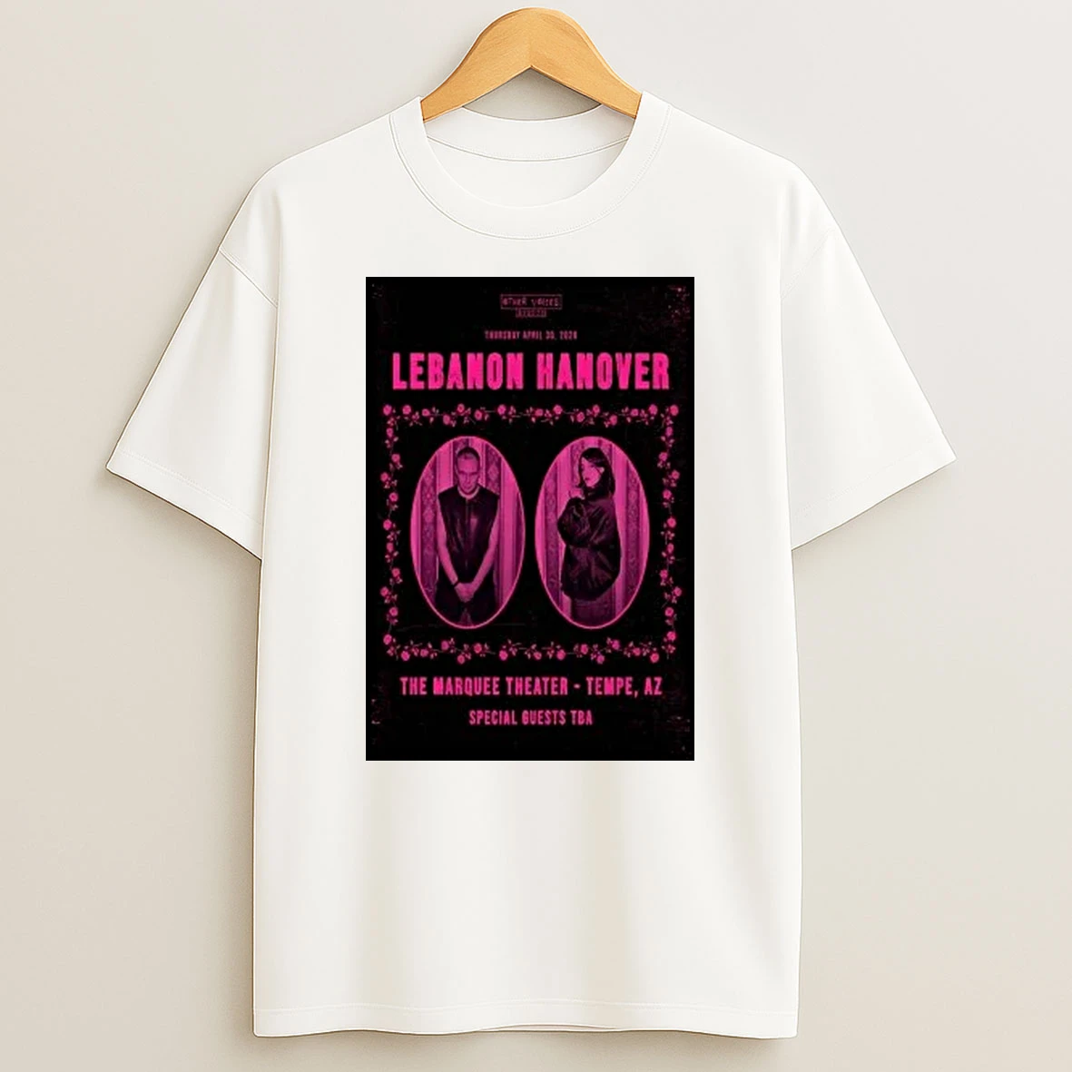 Lebanon Hanover April 30 2026 Marquee Theatre In Tempe Az Shirts