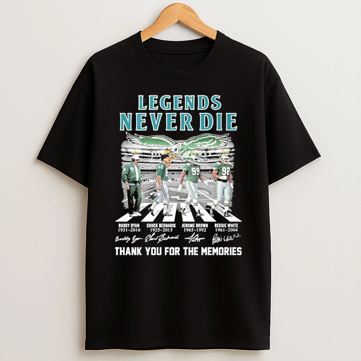 Legends Never Die Philadelphia Eagles Abbey Road Shirts