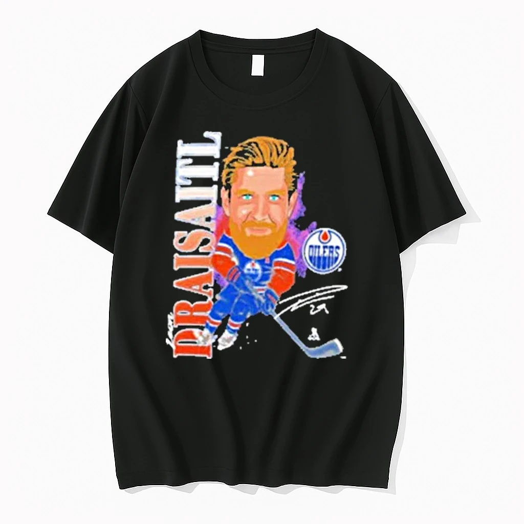 Leon Draisaitl Edmonton Oilers Player Action Shirts