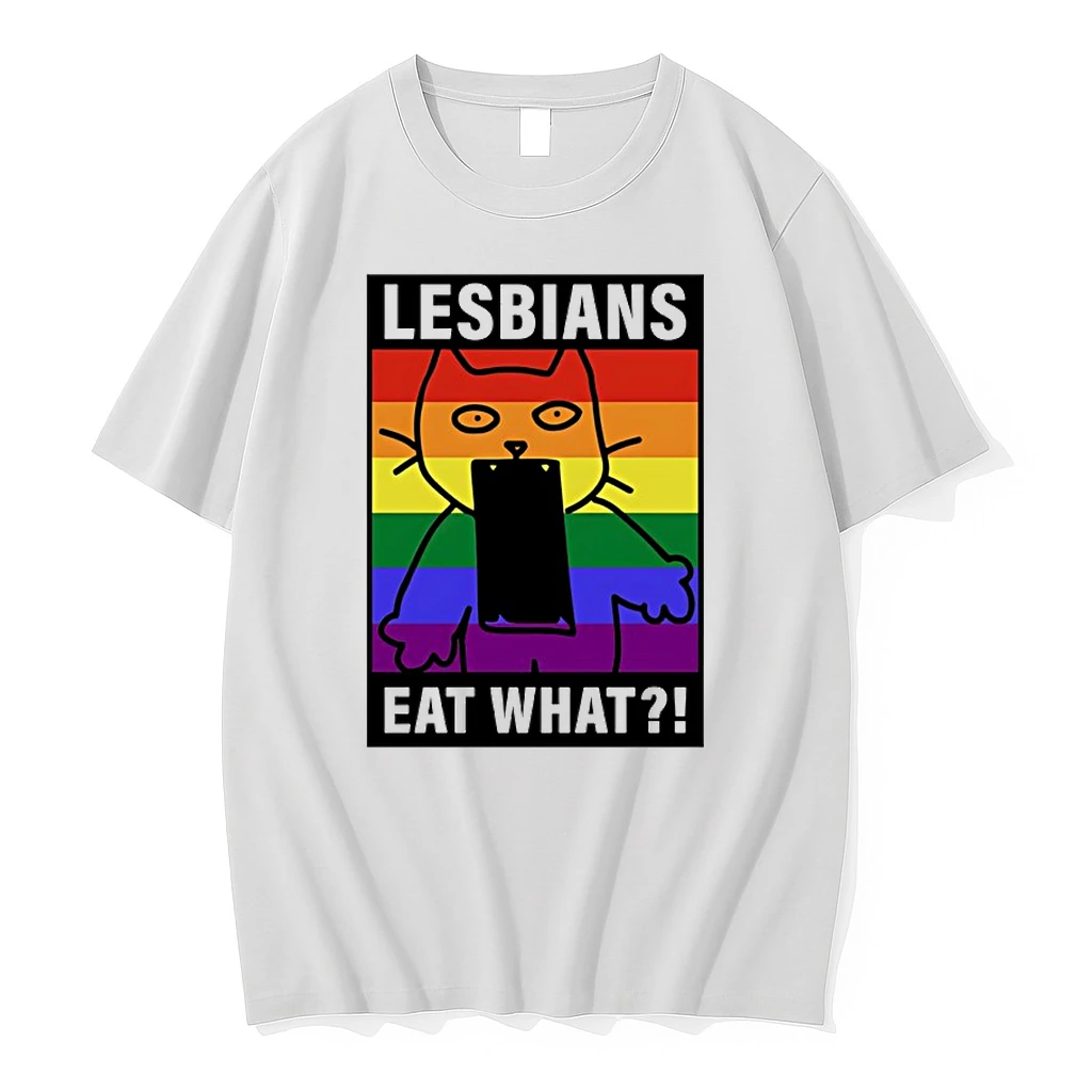 Lesbians Eat What Cat Funny Lgbt Shirts