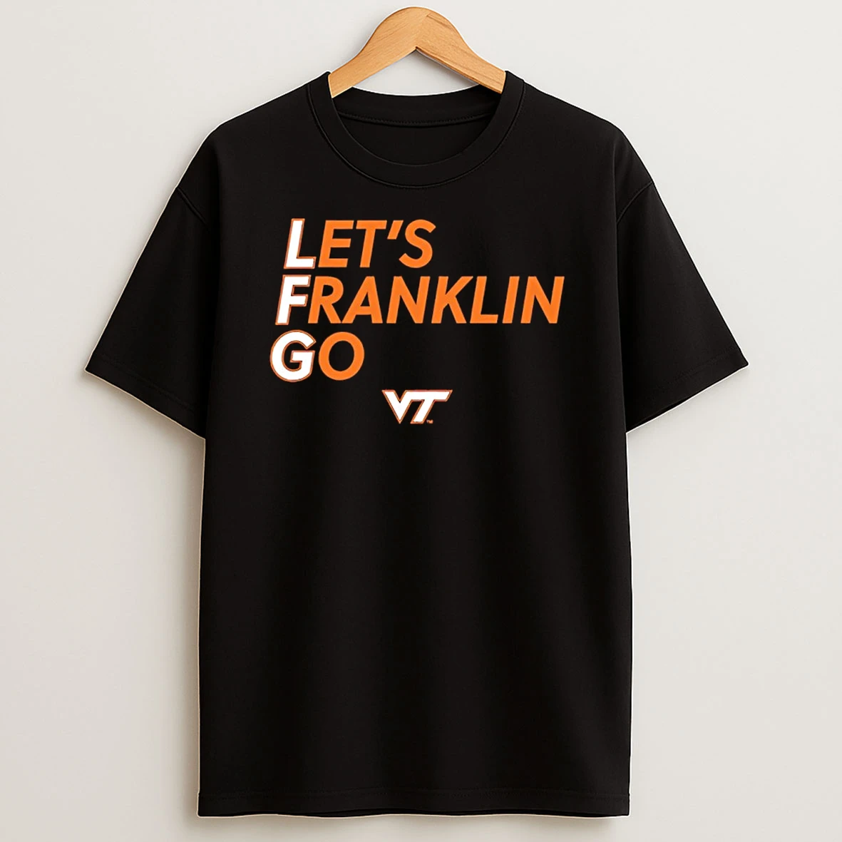 Lets Franklin Go Head Coach Virginia Tech Hokies Football Shirts