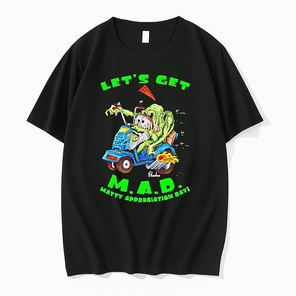 Lets Get Mad Zombie Goat Cartoon Shirts