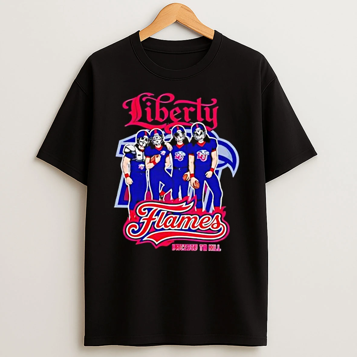 Liberty Flames X Dressed To Kill Shirts