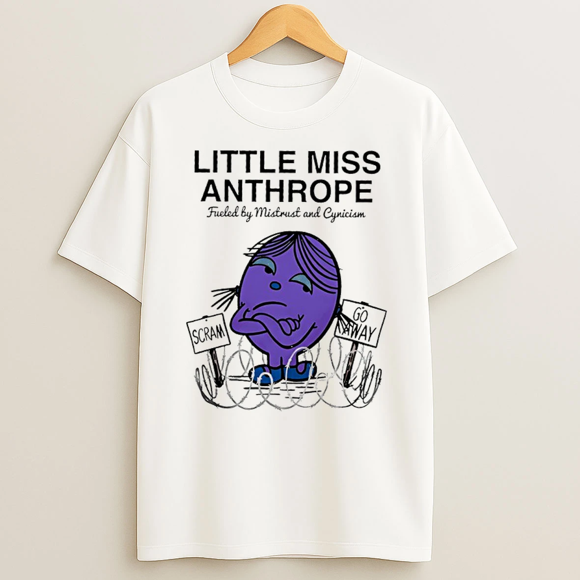 Little Miss Anthrope Fueled Mistrust And Cynicism Shirts