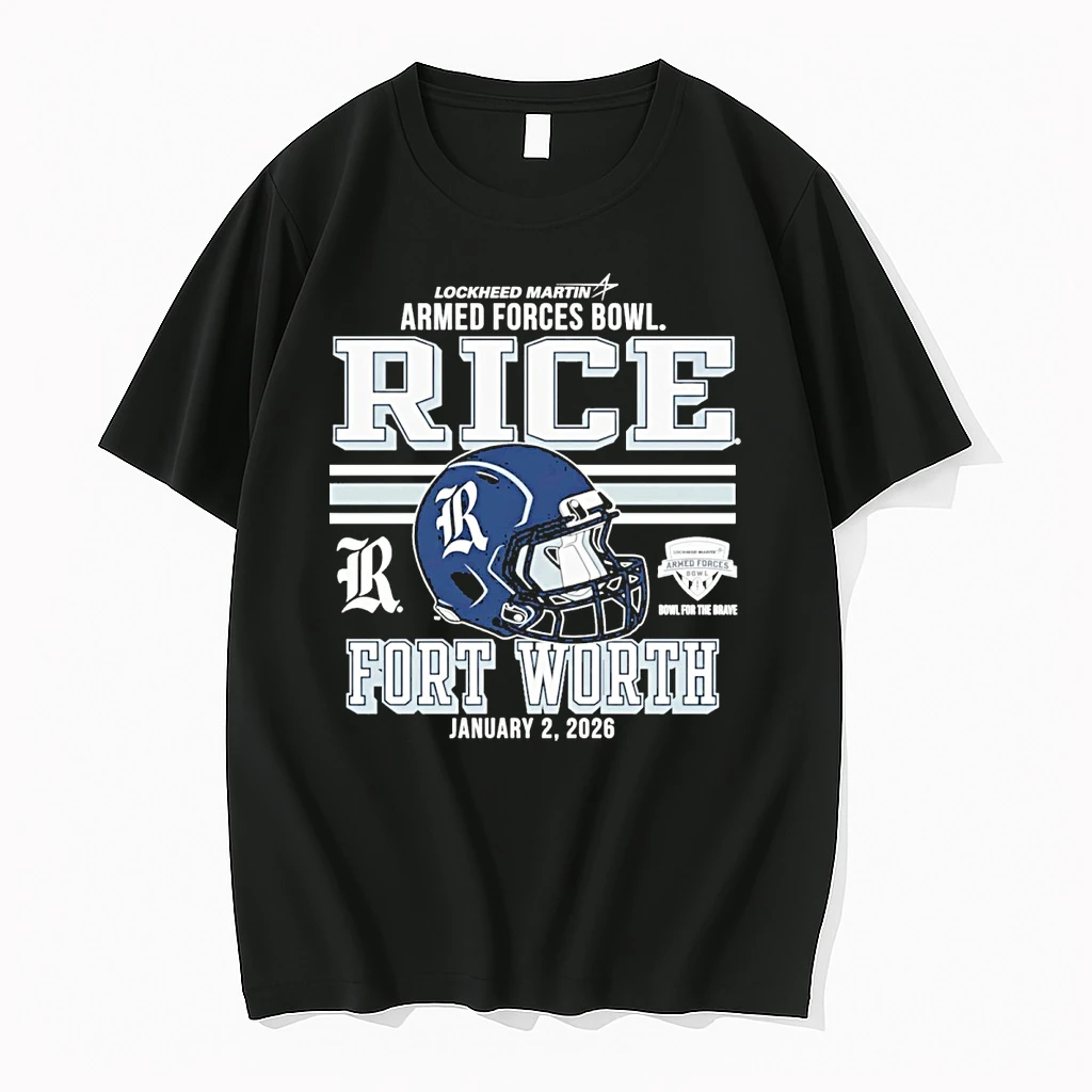Lockheed Martin Armed Forces Bowl Rice University Football Fort Worth January 2 2026 Shirts