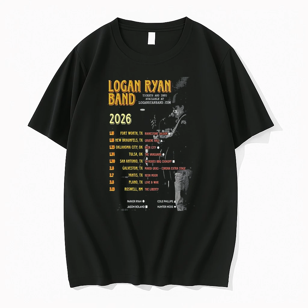 Logan Ryan Band Tour 2026 Shirts