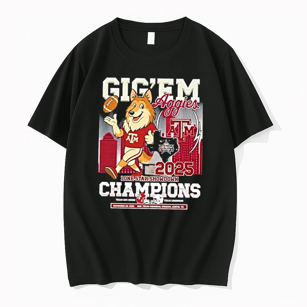 Lone Star Showdown Champions Gig Em Texas Am Aggies Vs Texas Longhorns Shirts