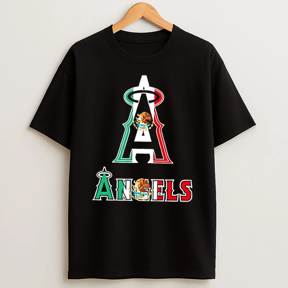 Los Angeles Angels Baseball X Mexican Flag Shirts