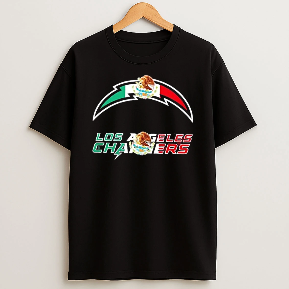 Los Angeles Chargers Football X Mexican Flag Shirts