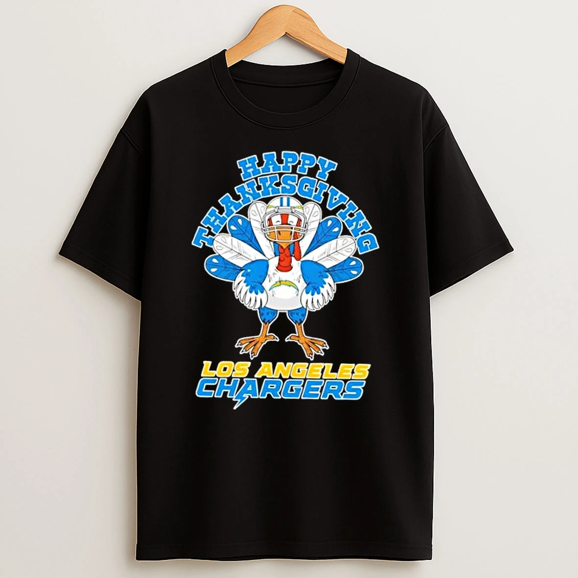 Los Angeles Chargers Football X Turkey Happy Thanksgiving Shirts