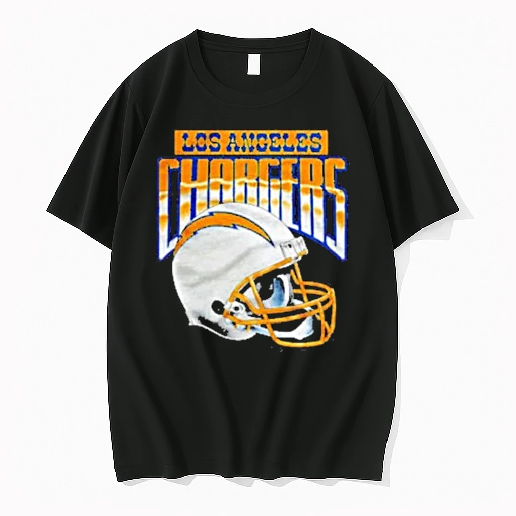 Los Angeles Chargers Nfl Logo Gradient Helmet Football Lover Shirts