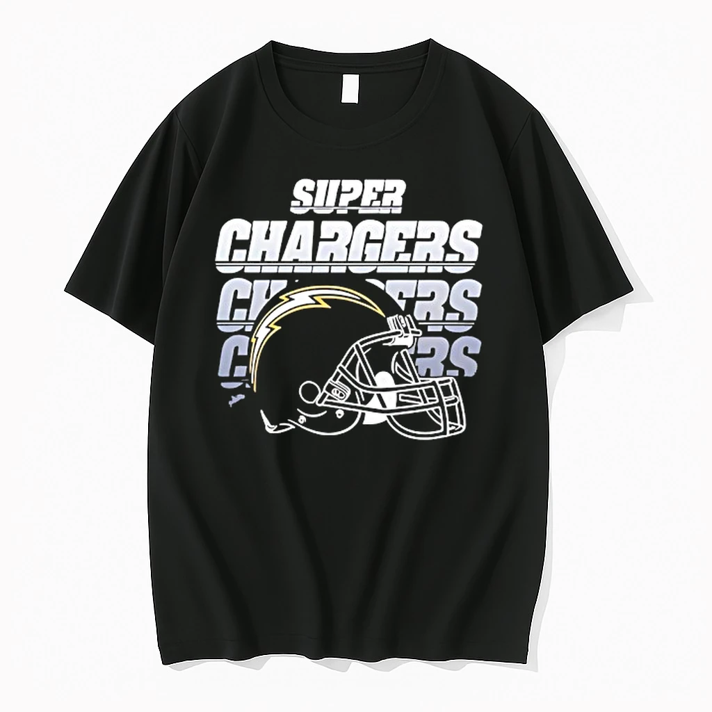 Los Angeles Chargers Super Chargers Helmet Logo Shirts