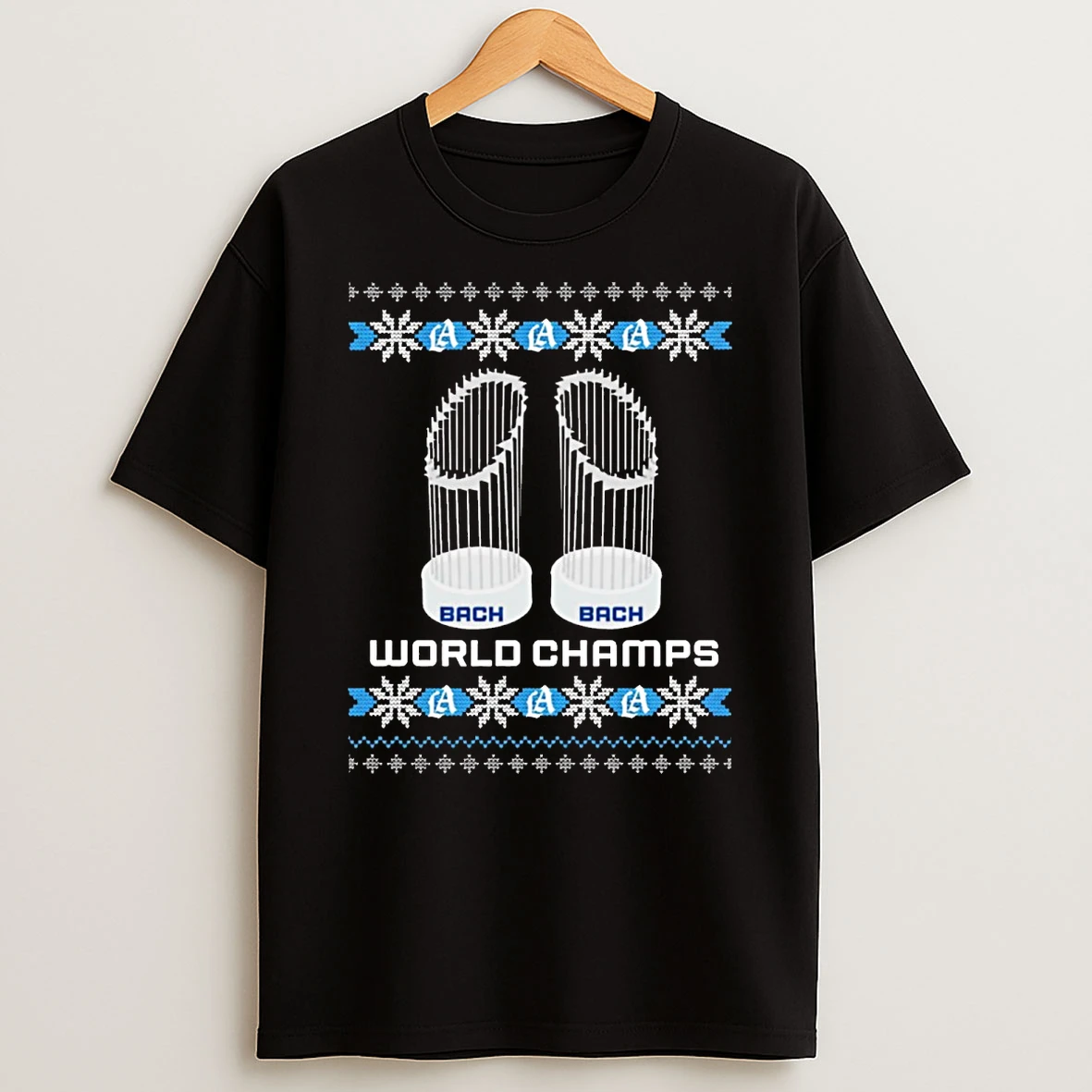 Los Angeles Dodgers 2025 Back 2 Back World Series Ugly Christmas Shirts