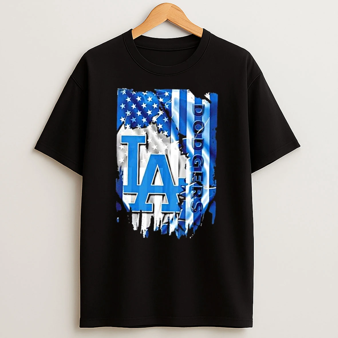 Los Angeles Dodgers Baseball X American Flag Shirts
