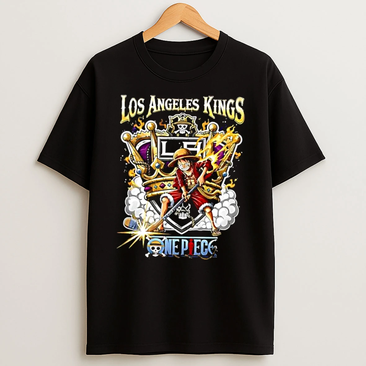 Los Angeles Kings One Piece Luffy Shirts