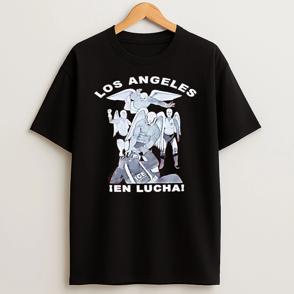 Los Angeles Lucha Libre %e2%94%acien Lucha Wrestlers Angel Wings Shirts