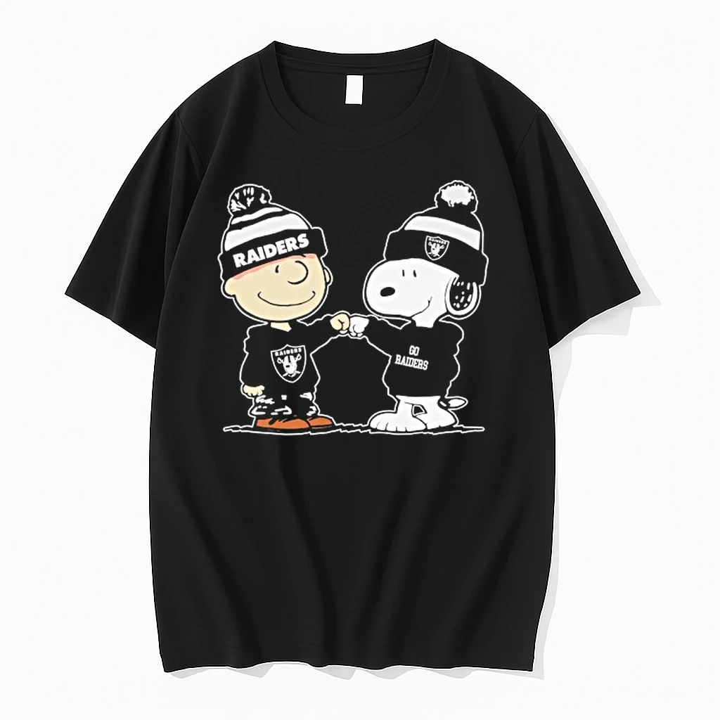 Los Angeles Raiders Snoopy And Charlie Brown Best Friends Shirts