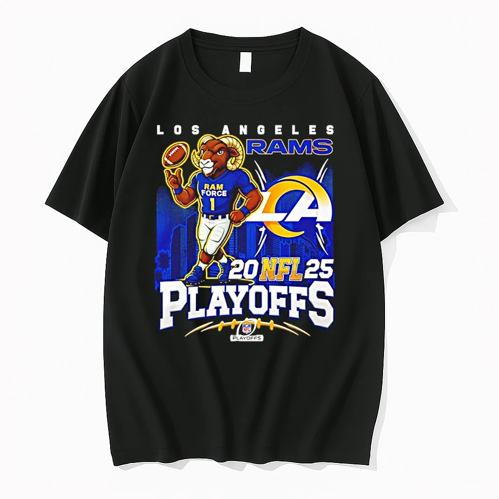 Los Angeles Rams 2025 Nfl Playoffs Mascot Shirts