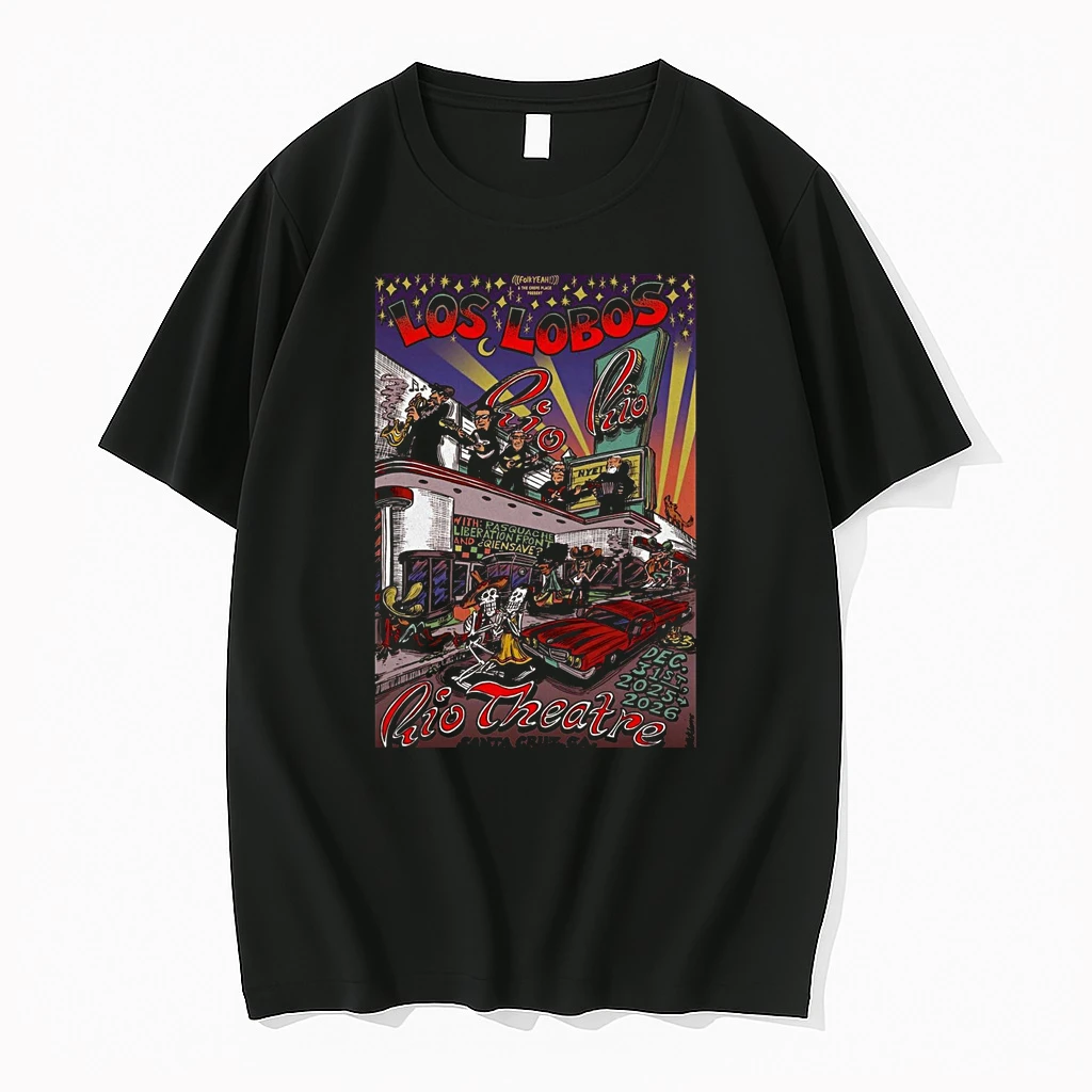 Los Lobos Rio Theatre Santa Cruz December 31 2025 Nye Shirts