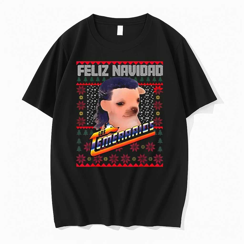 Los Temerarios Dog Merry Christmas Feliz Navidad Shirts