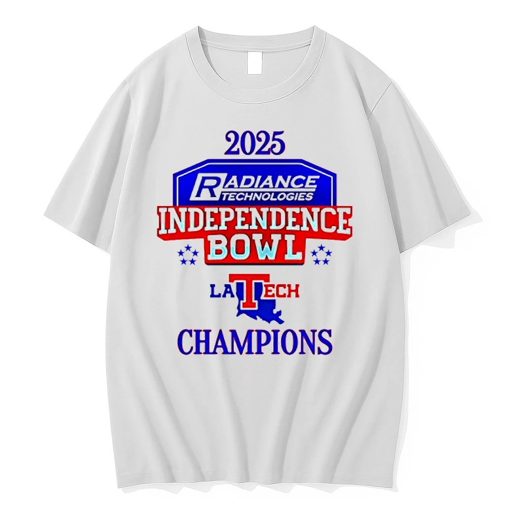 Louisiana Tech 2025 Independence Bowl Champions Shirts