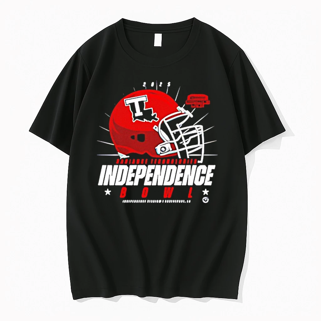 Louisiana Tech Bulldogs 2025 Radiance Technologies Independence Bowl Helmet Shirts