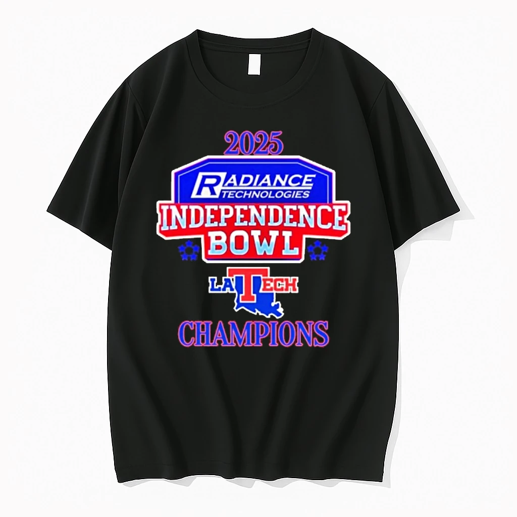 Louisiana Tech Bulldogs 2025 Radiance Technology Independence Bowl Champions Shirts