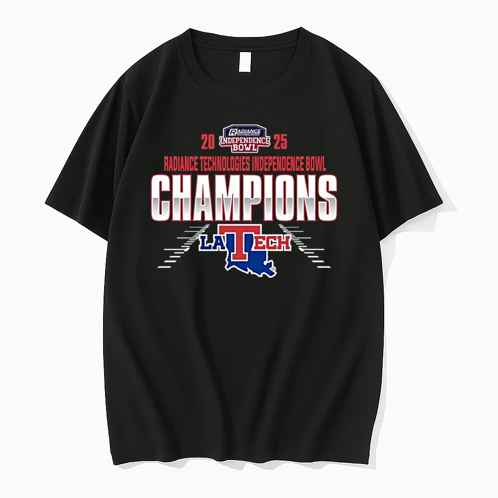 Louisiana Tech Bulldogs Radiance Technologies Independence Bowl Champions Shirts