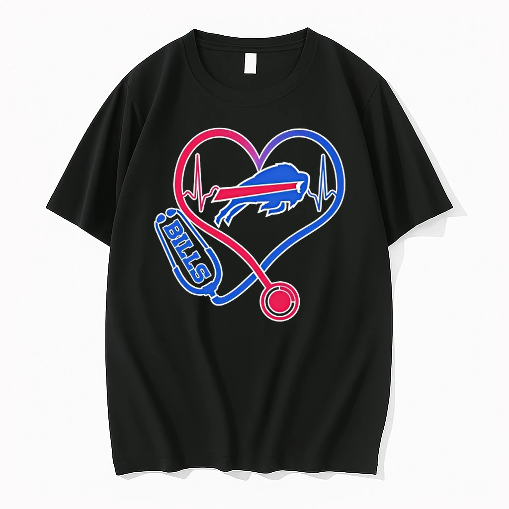 Love Buffalo Bills Stethoscope Headphones Fans Shirts