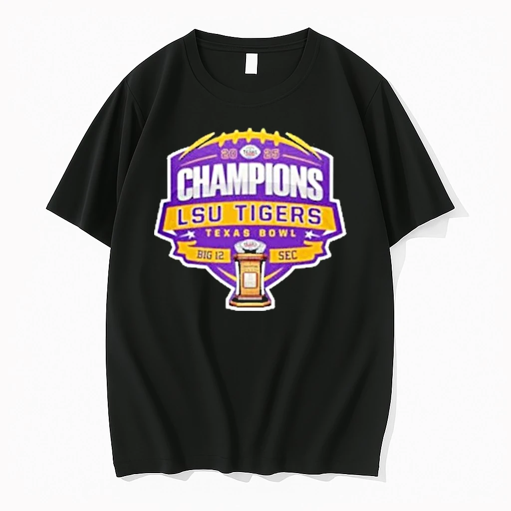 Lsu Tigers Big 12 Sec Texas Bowl Champions 2025 Shirts