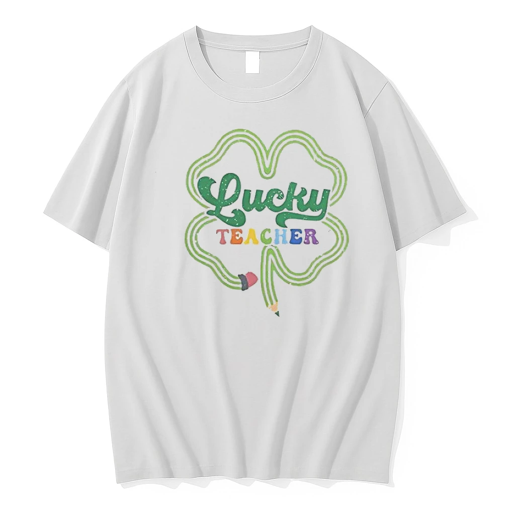 Lucky Teacher Four Leaf Clover Shirts