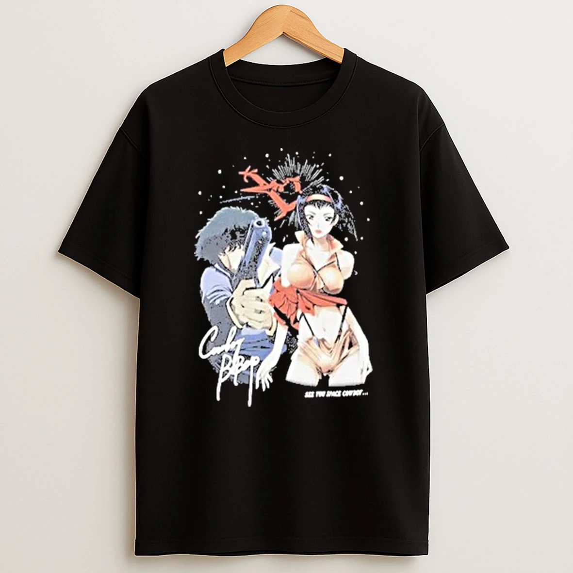 Ludwig Store Spike And Faye Cowboy Bebop See You Space Shirts