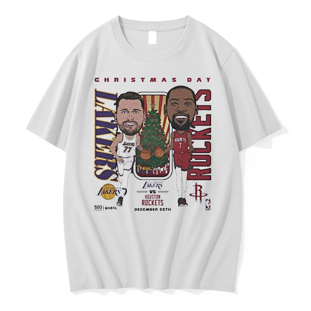 Luka Doncic Vs Kevin Durant 2025 Nba Christmas Day Match Up Shirts