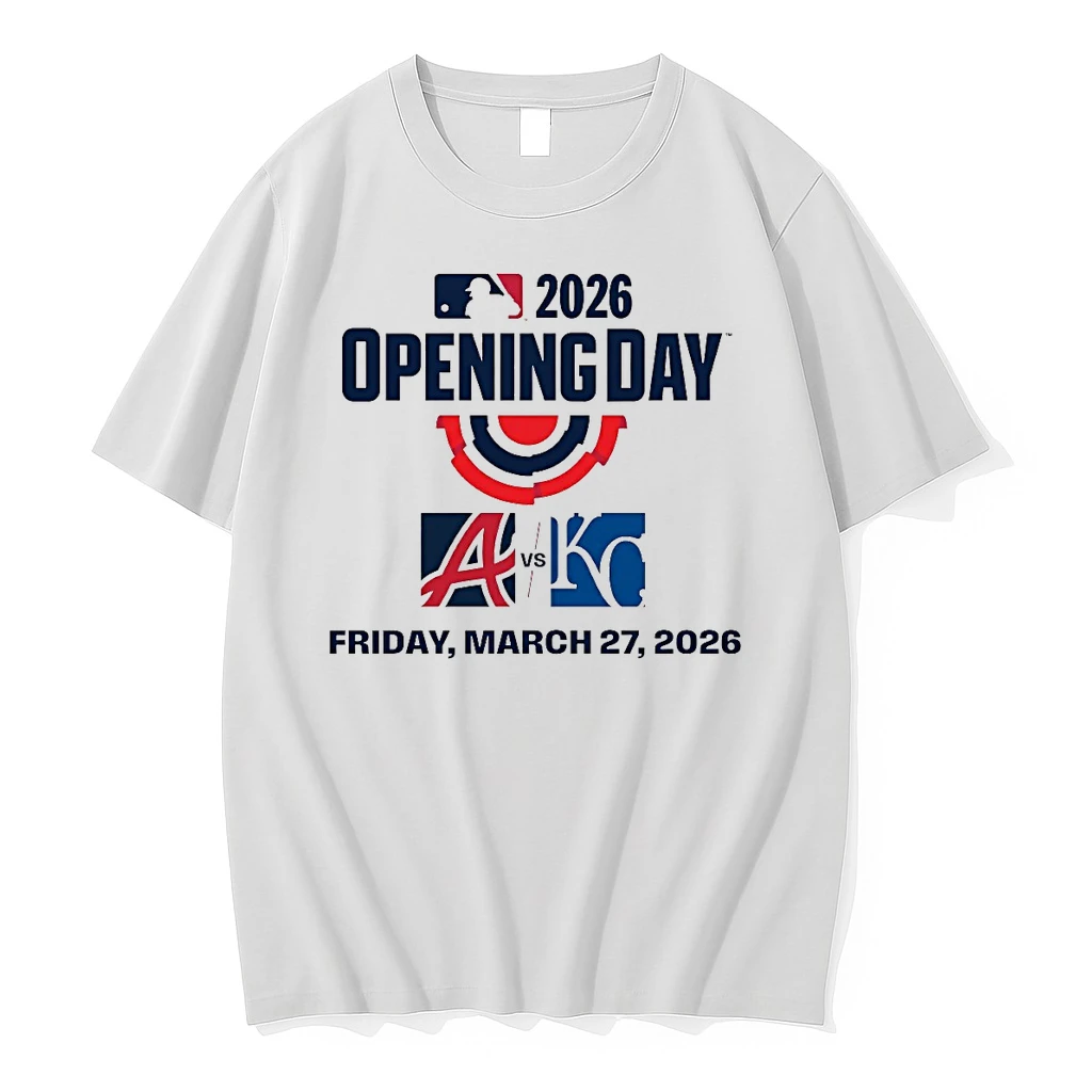 Mlb 2026 Opening Day Atlanta Braves Vs Kansas City Royals On Friday March 27 Shirts