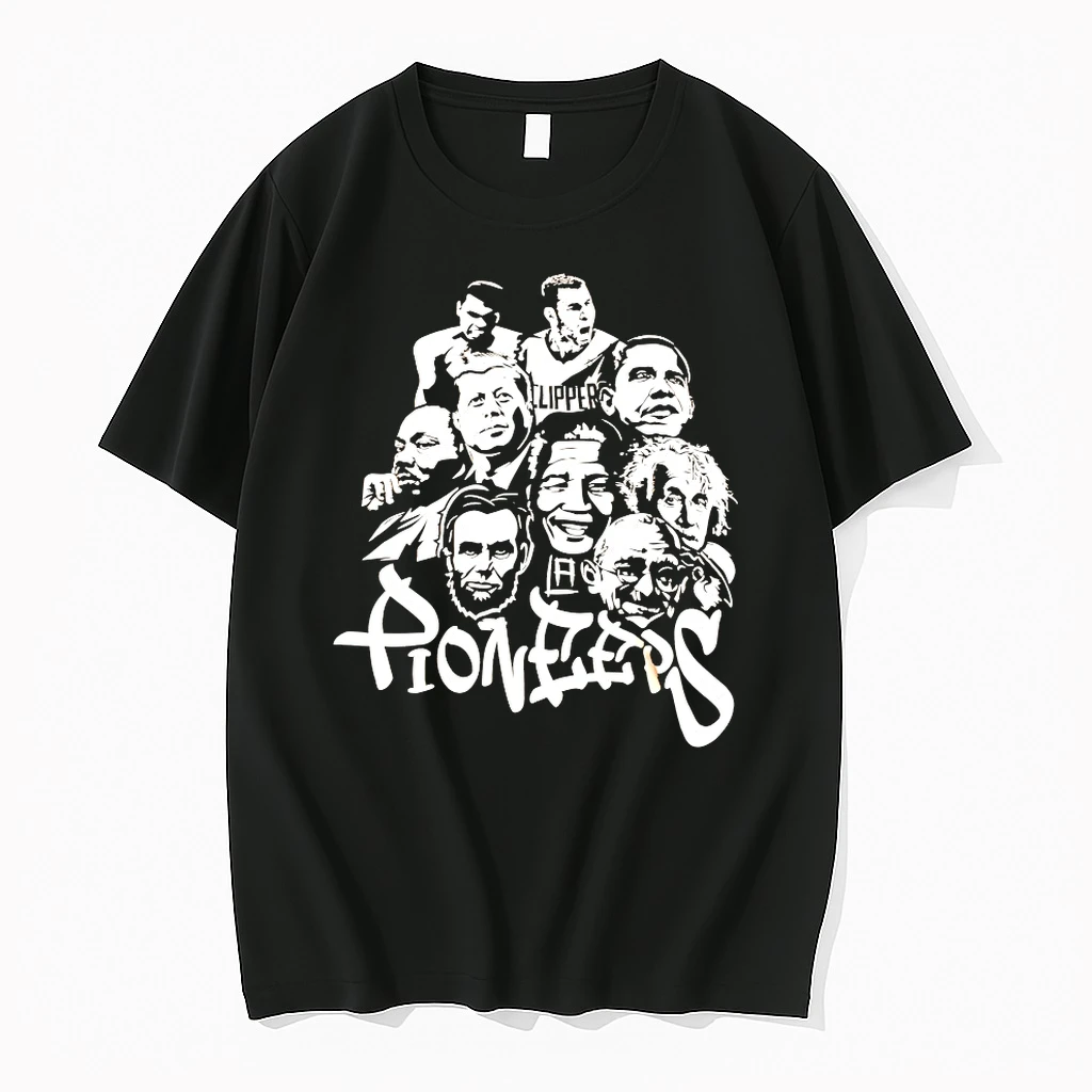 Mlk Obama Ali Jfk Lincoln Gandhi Mj Einstein Mandela La Clippers Pioneers Shirts
