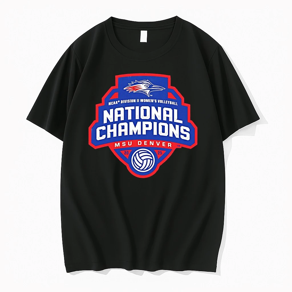 Msu Denver 2025 Ncaa Dii Womens Volleyball National Champions Shirts