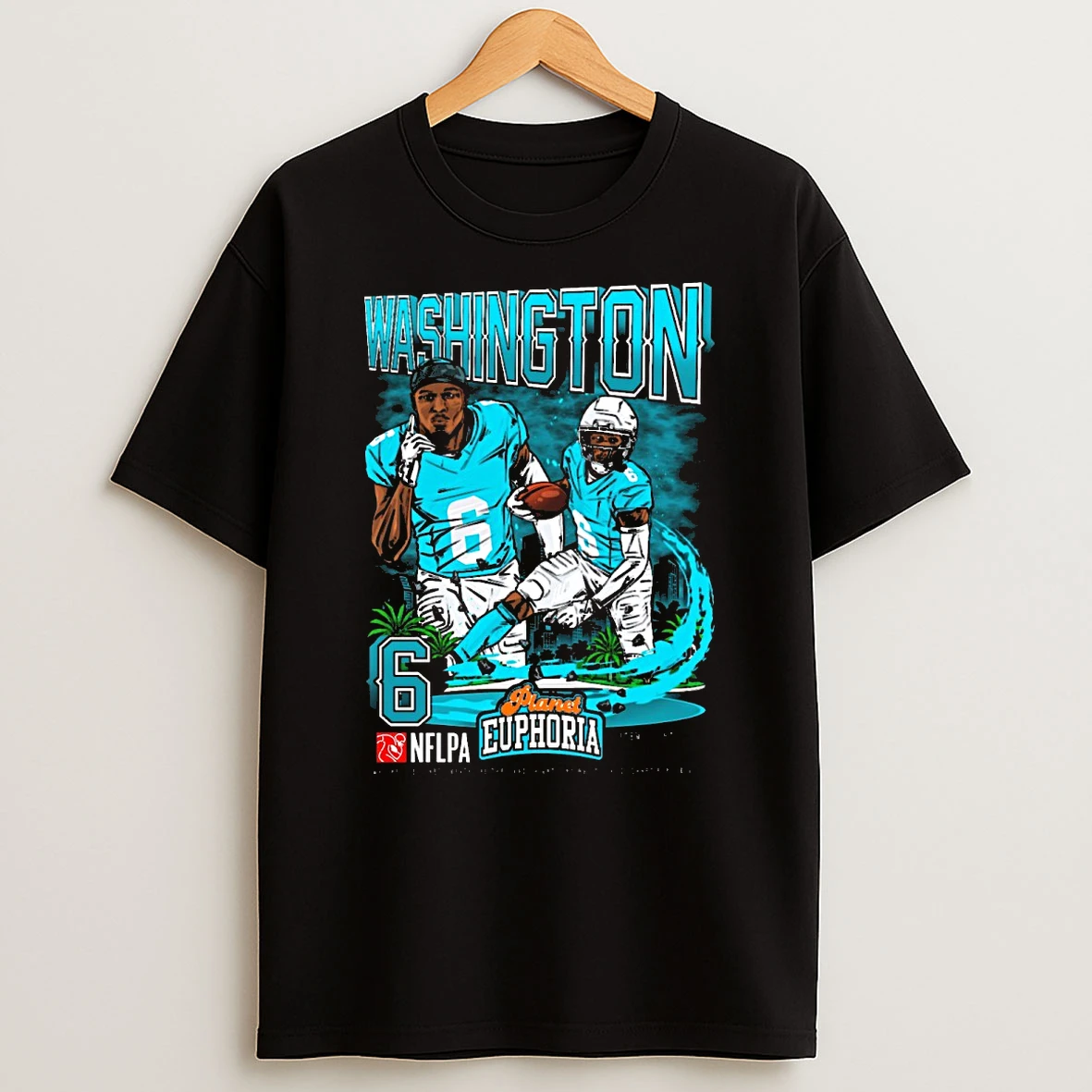 Malik Washington Miami Dolphins Nfl Planet Euphoria Artwork Shirts