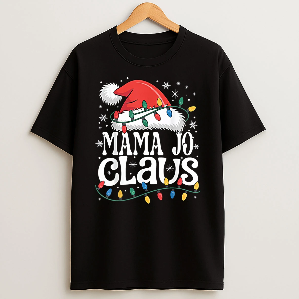 Mama Jo Claus Funny Xmas Christmas Grandma Holiday Style Shirts