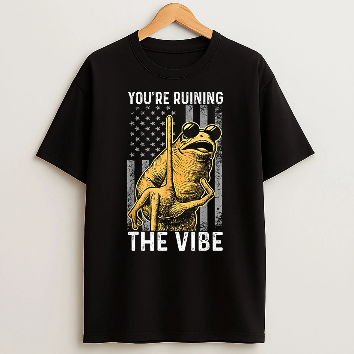 Marcus The Worm Youre Ruining The Vibe American Flag Shirts