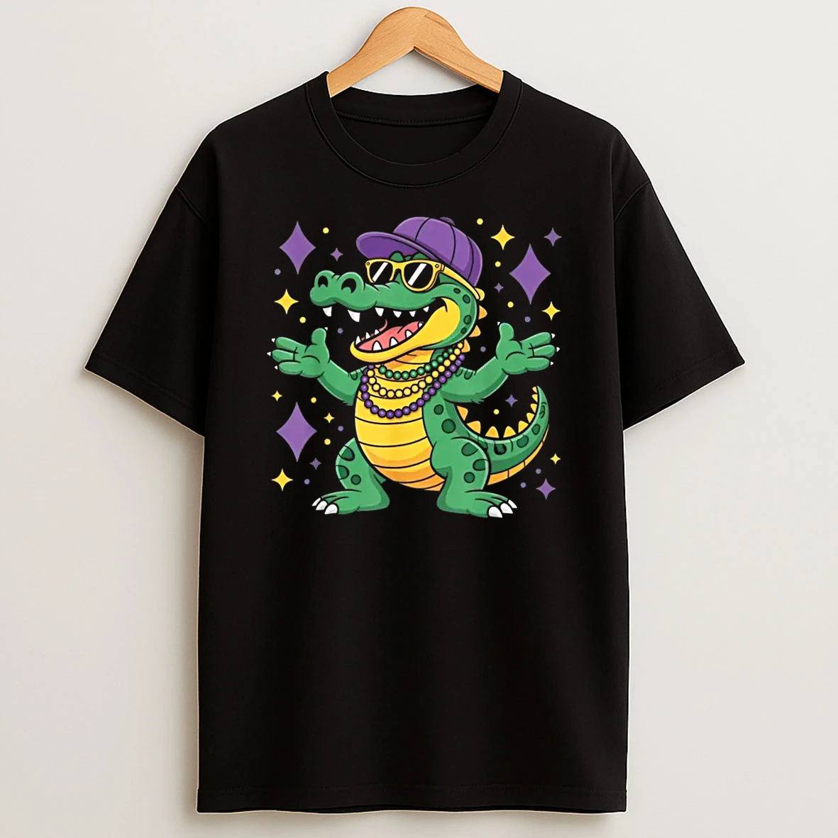 Mardi Gras Alligator New Orleans Parties Shirts