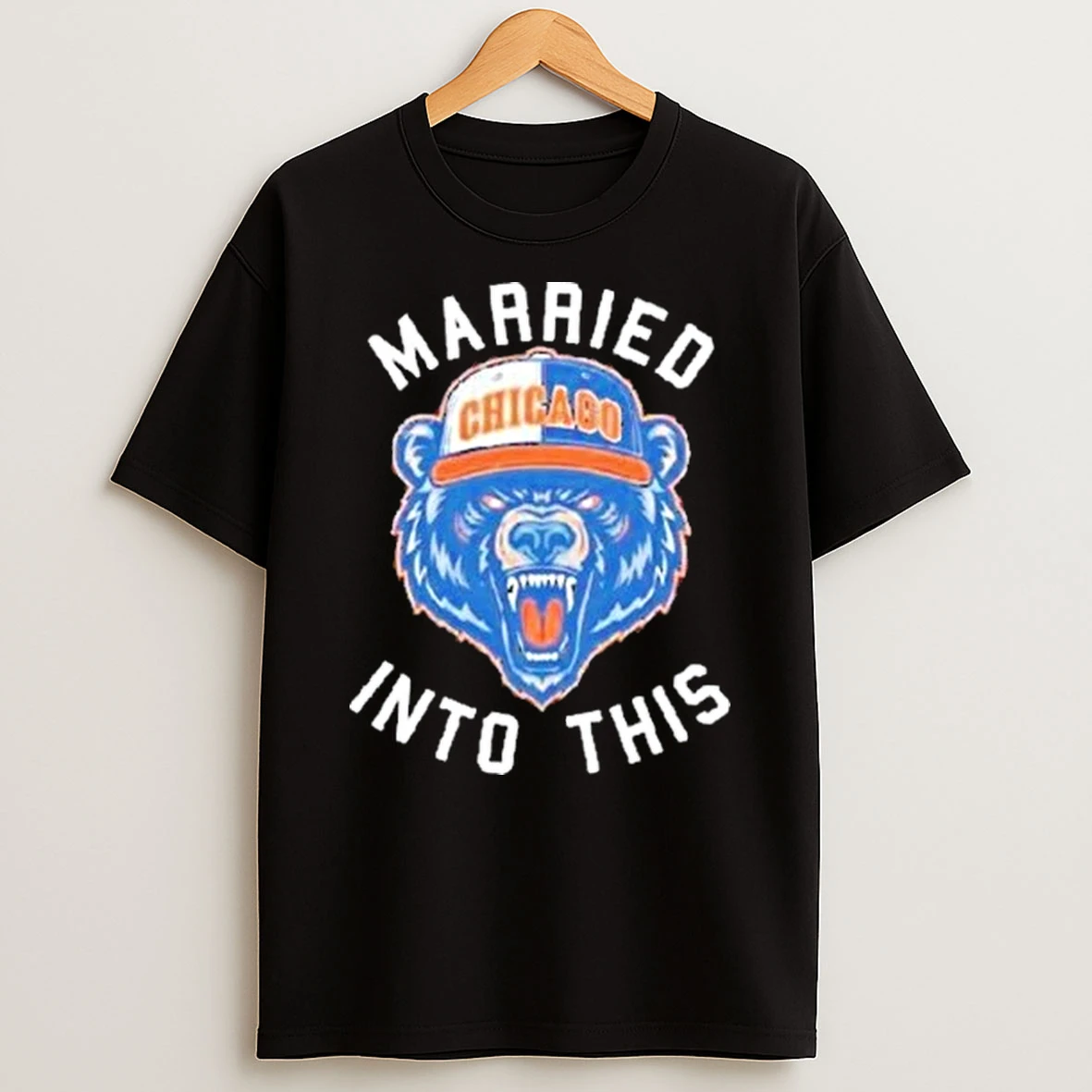 Married Into This Chicago Bears Football Polo Shirts
